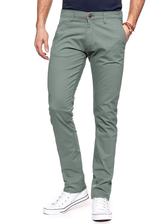 Wrangler Wrangler Pantaloni di tessuto LARSTON Beige Slim Fit