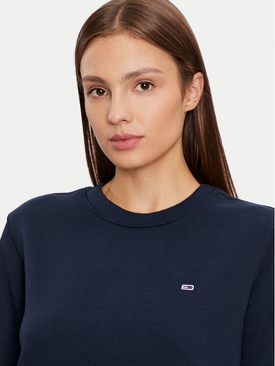 Tommy Jeans Tommy Jeans Pulóver DW0DW19959 Sötétkék Regular Fit