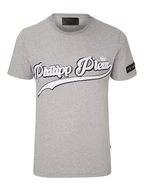 PHILIPP PLEIN PHILIPP PLEIN T-shirt 30784 Grigio Regular Fit