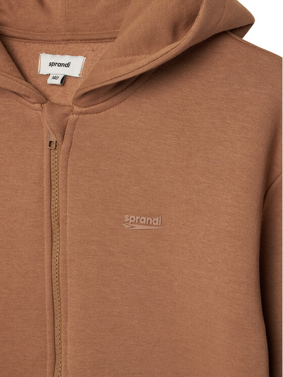 Sprandi Sprandi Mikina W126-SIBSS-1033-38X Hnědá Regular Fit