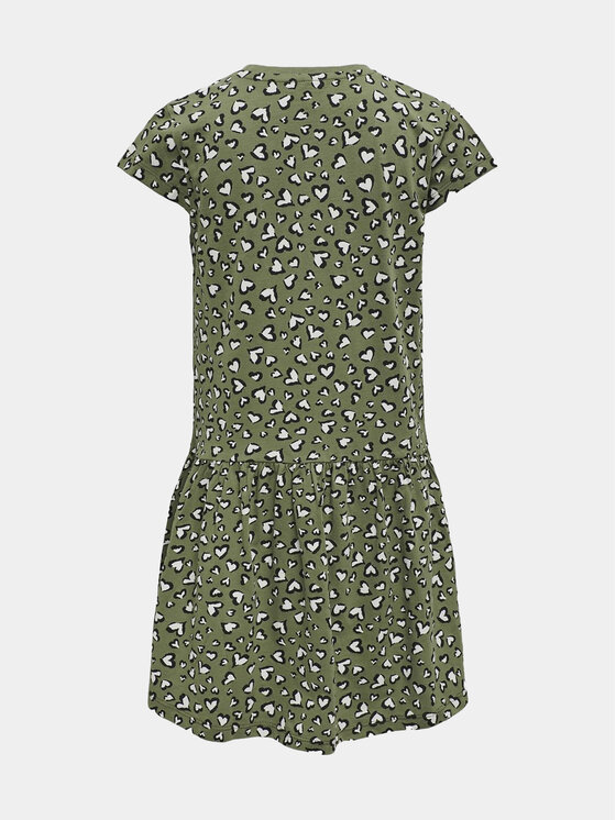Kids ONLY Kids ONLY Rochie de zi Gida 15317882 Verde Regular Fit