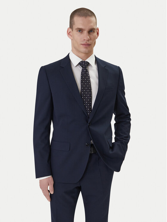 HUGO HUGO Costum Henry/Getlin232X 50557616 Bleumarin Slim Fit