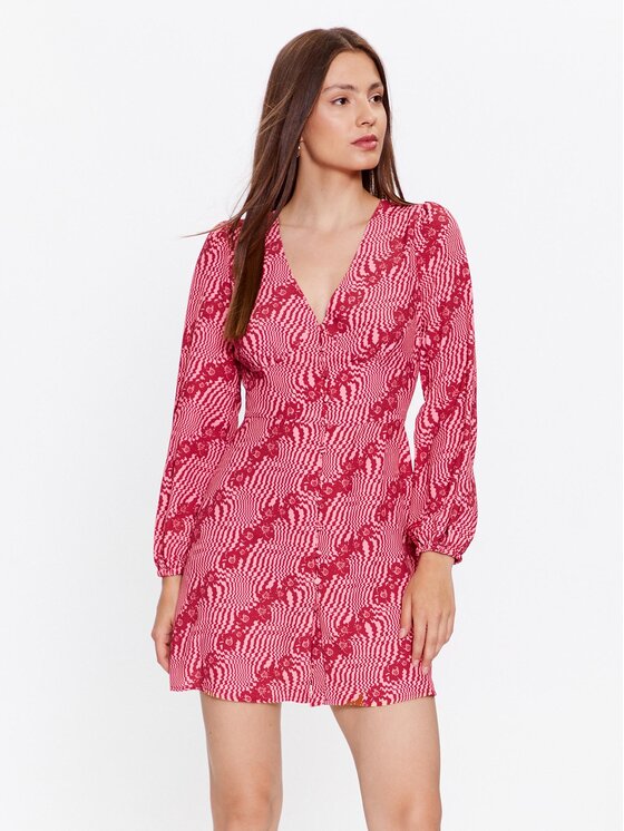 Glamorous Glamorous Vestito da giorno TM0157A Rosso Regular Fit