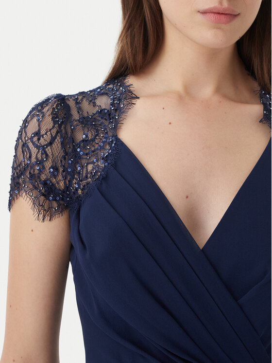 Luisa Spagnoli Luisa Spagnoli Abito da sera Piolo 543226 Blu scuro Regular Fit