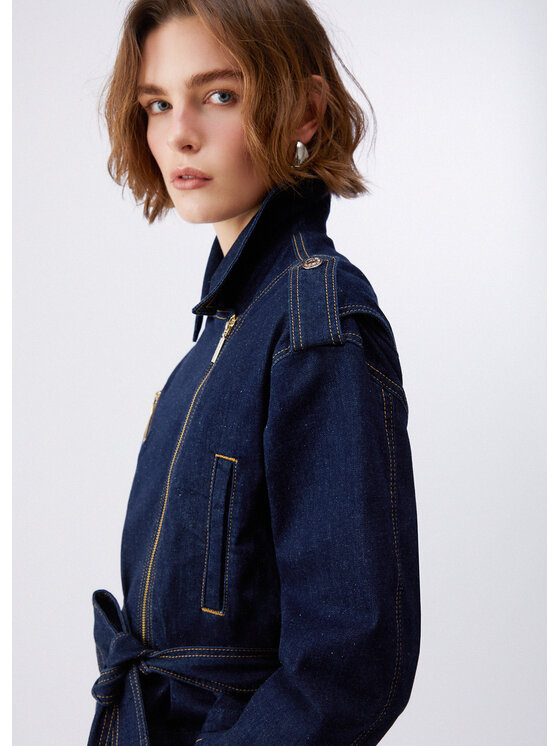 Liu Jo Liu Jo Giacca di jeans UA6095D492577000 Celeste Regular Fit