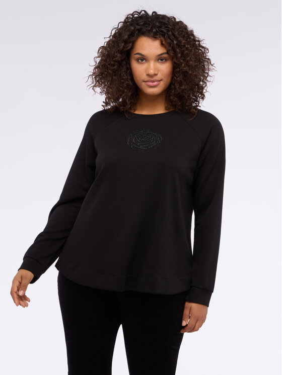 Fiorella Rubino Fiorella Rubino Felpa G816L008818N033 Nero Regular Fit