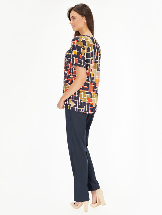 Potis & Verso Potis & Verso Bluzka Mora Kolorowy Regular Fit