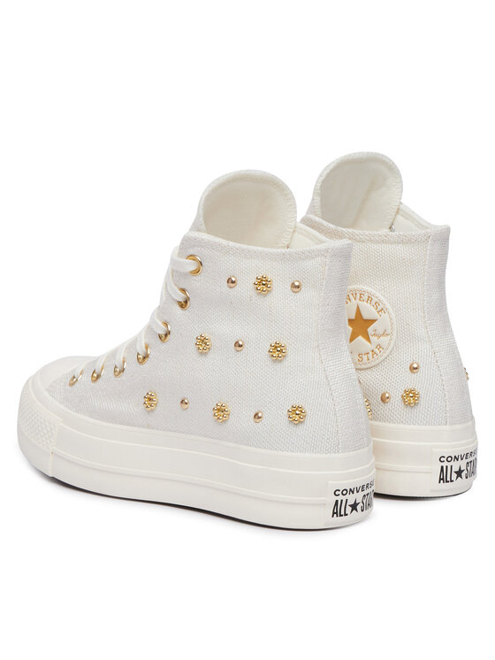 Converse Converse Кецове Chuck Taylor All Star Heathered Glam A16892C Екрю