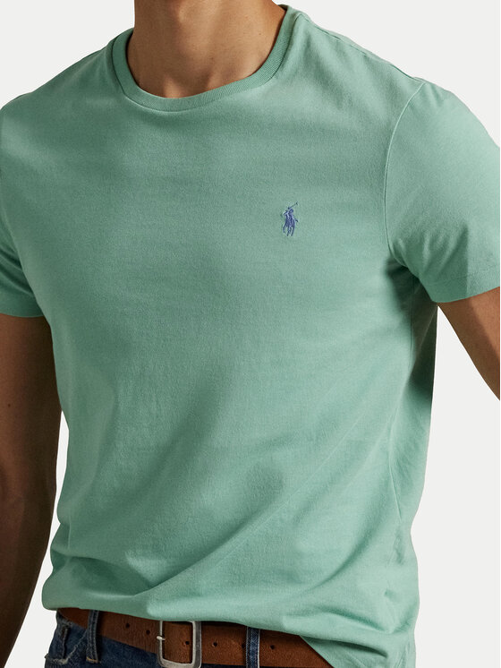 Polo Ralph Lauren Polo Ralph Lauren Tričko 710671438415 Zelená Slim Fit