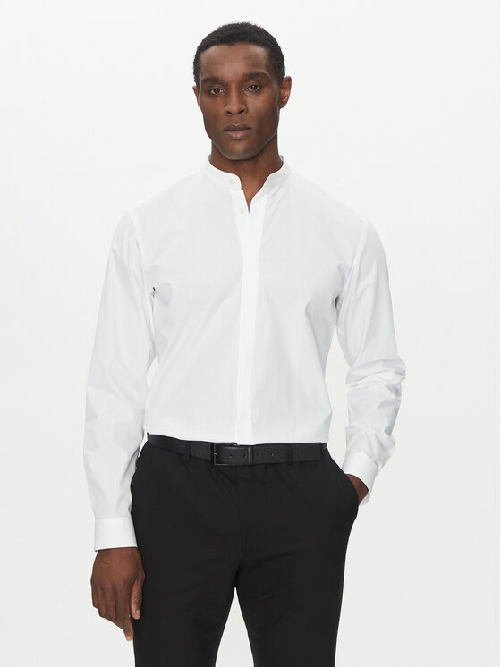 HUGO HUGO Camicia Kaleb 50539772 Bianco Slim Fit