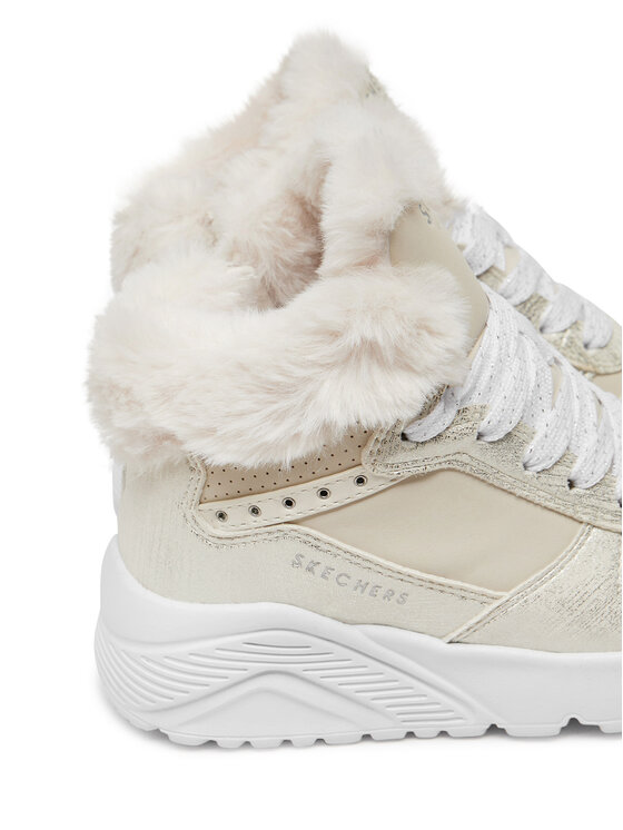 Skechers Skechers Čizme Uno Lite - Comfurt Collar 310396L/NAT Écru