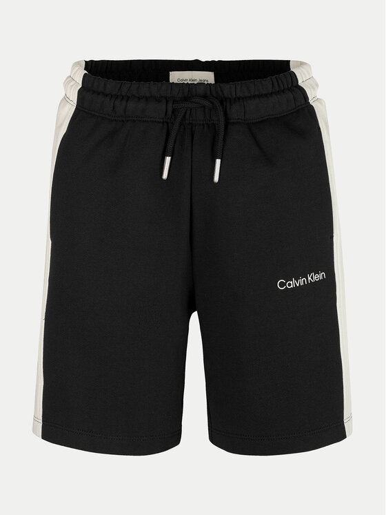 Calvin Klein Jeans Calvin Klein Jeans Szorty sportowe Color Block IB0IB02433 Czarny Relaxed Fit