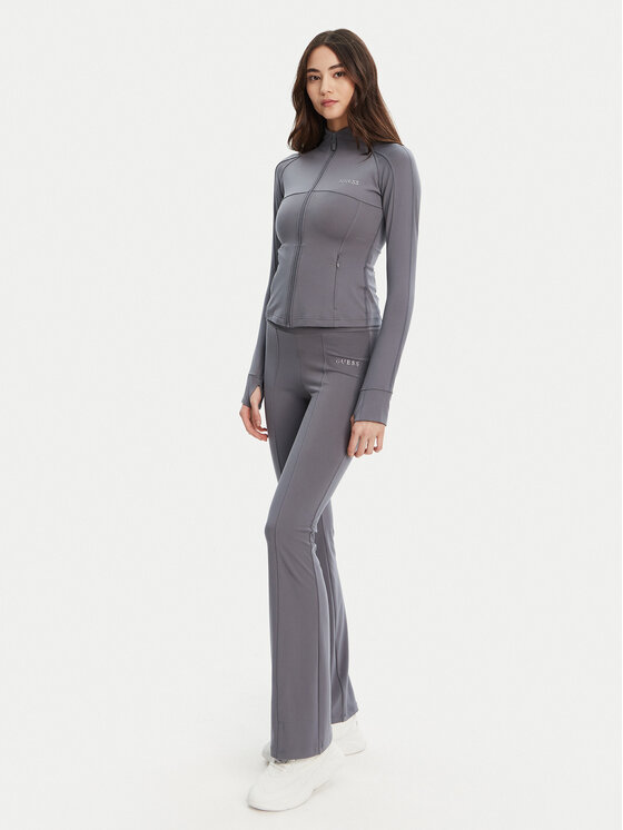 Guess Guess Mikina V5RP17 KCD02 Sivá Regular Fit