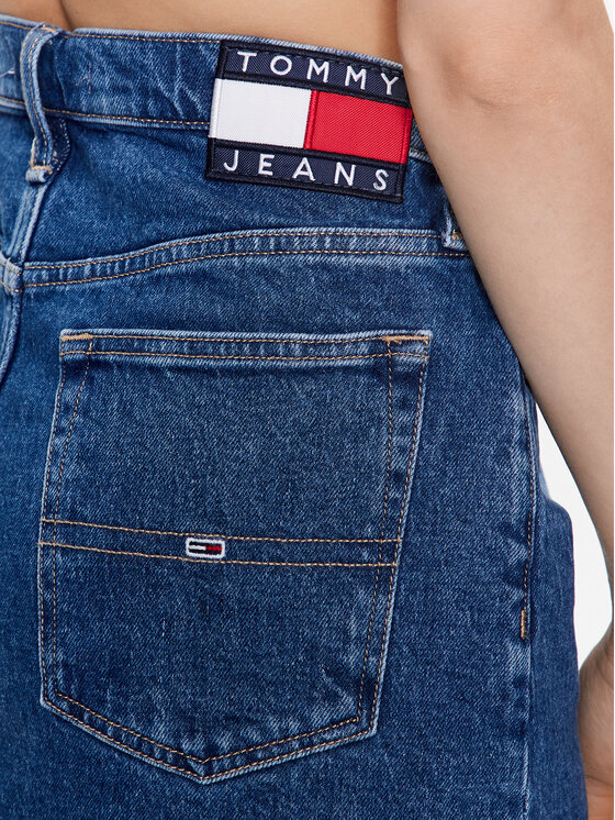 Tommy Jeans Tommy Jeans Džínová sukně Izzie DW0DW16175 Modrá Regular Fit