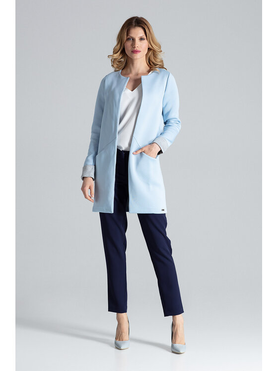 FIGL FIGLFIGL Cappotto M366 Blu Regular Fit