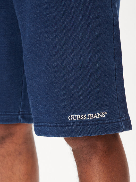 Guess Jeans Guess Jeans Szorty sportowe M5YD49 KCXQ1 Niebieski Regular Fit