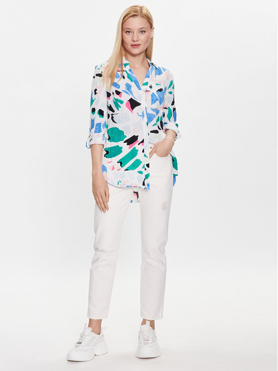 s.Oliver s.Oliver Camicia 2128371 Bianco Regular Fit