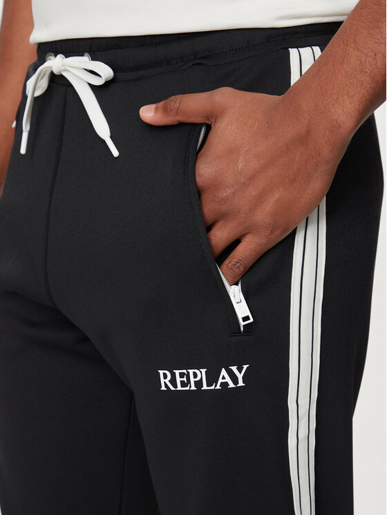 REPLAY Replay Долнище анцуг M9987.000.23590 Черен Regular Fit