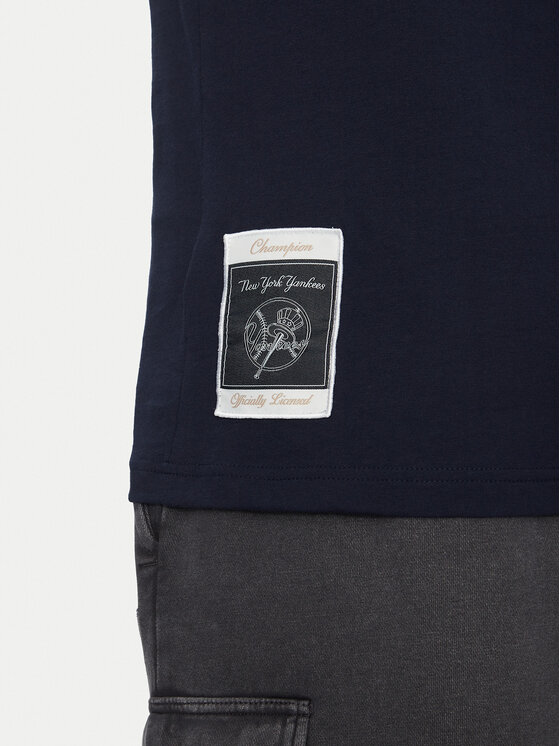 Champion Champion T-Shirt 221038 Tmavomodrá Regular Fit