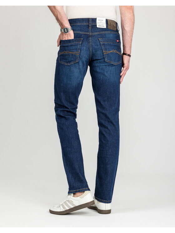Mustang Mustang Jeansy Style Washington Straight Niebieski Straight Fit