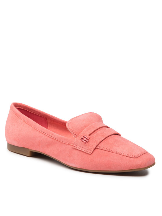 Tommy Hilfiger Tommy Hilfiger Lords Feminine Flat Loafer FW0FW06161 Ροζ