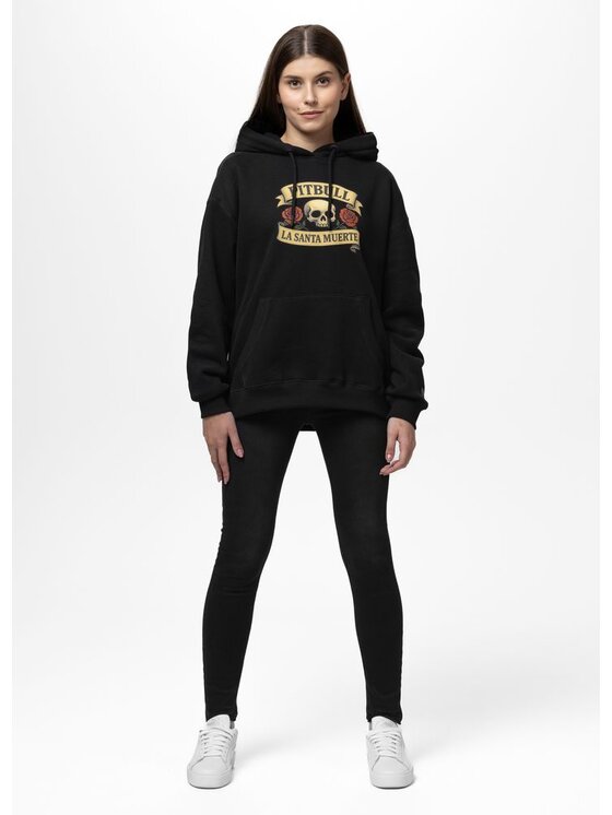 PITBULL PITBULL Bluza LA SANTA MUERTE Czarny Regular Fit