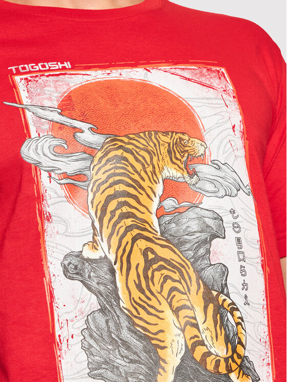 T-shirt Tiger Rosso Regular Fit