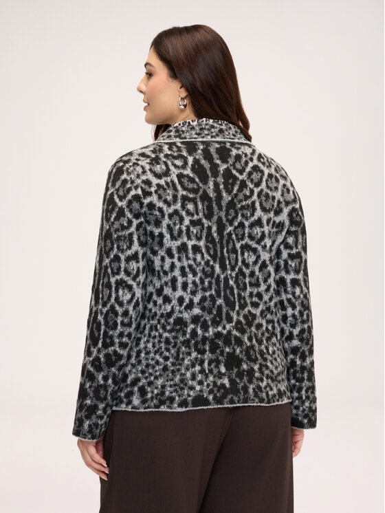 Fiorella Rubino Fiorella Rubino Cardigan M471L008747N0S3 Grigio Boxy Fit
