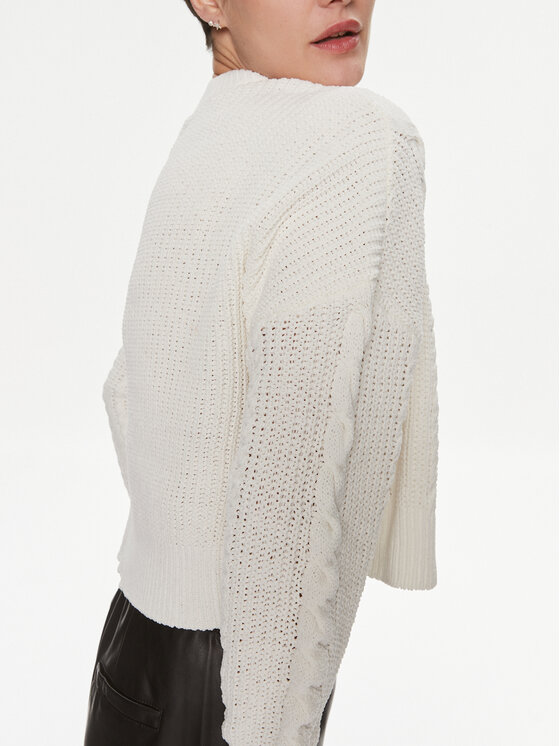 ONLY ONLY Džemper Malena 15309262 Bijela Regular Fit