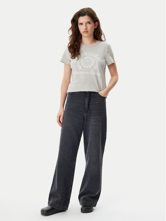 Gap Gap T-Shirt 723653-08 Beżowy Regular Fit
