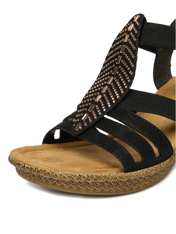 Rieker Rieker Sandales CEO-66526-00 Melns