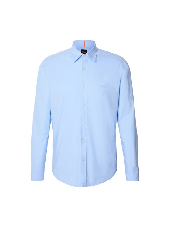 BOSS BOSS Koszula q-roa-35426 Niebieski Regular Fit