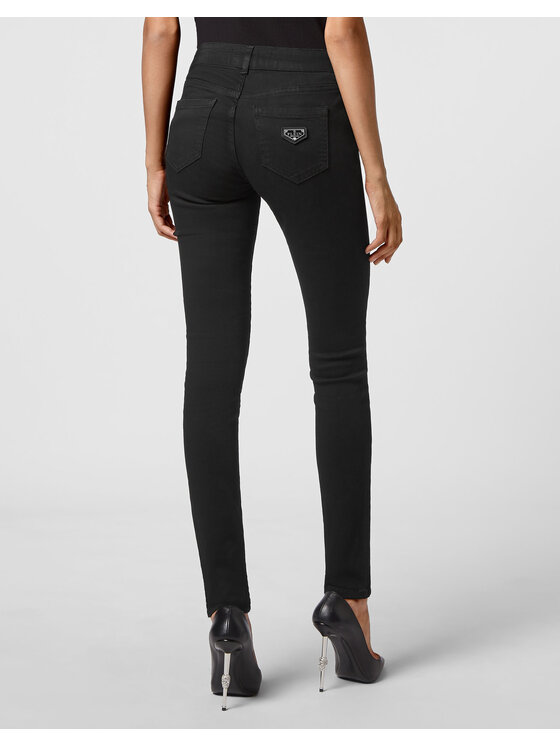 PHILIPP PLEIN PHILIPP PLEIN Jegginsy 1703 Czarny Jegging Fit