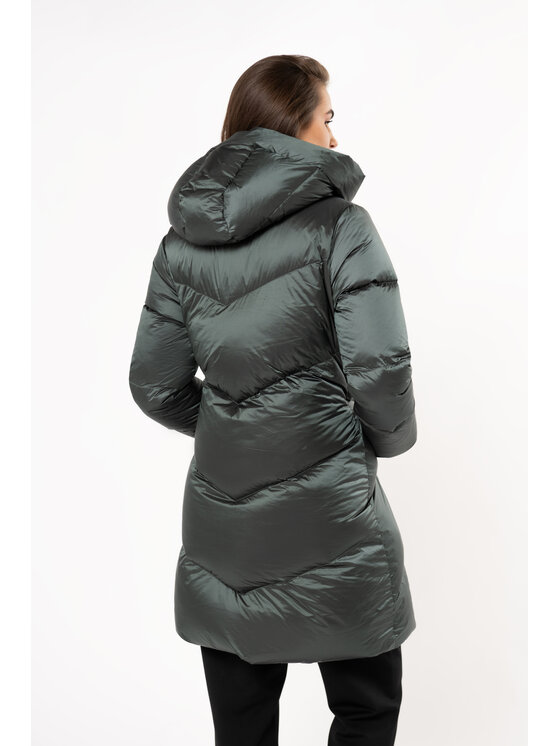 QUIOSQUE QUIOSQUE Kurtka damska 9TJ001 Zielony Regular Fit