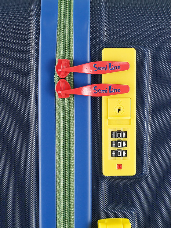 Semi Line Semi Line Nagy bőrönd T5847-3 Sötétkék