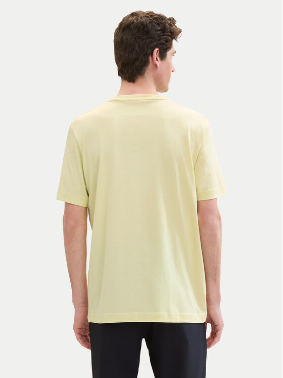 Tom Tailor Tom Tailor T-shirt 1041855 Žuta Regular Fit