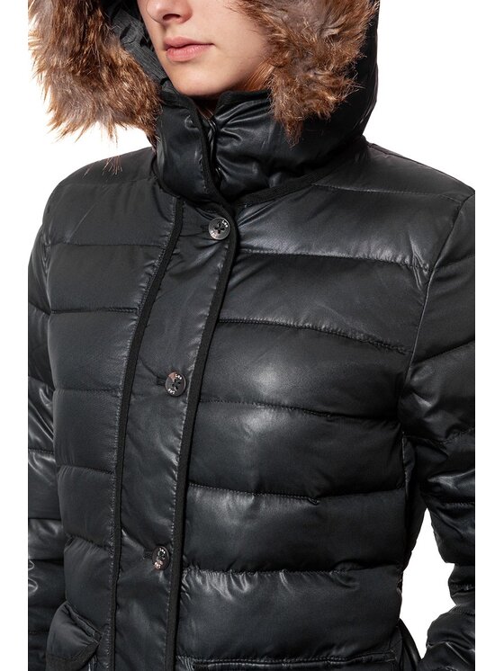 Lee Lee Kurtka damska PUFFER JACKET Czarny Regular Fit