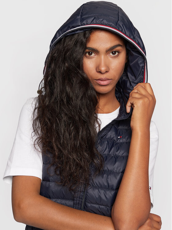 Tommy Hilfiger Tommy Hilfiger Αμάνικο Μπουφάν Heritage WW0WW34301 Σκούρο μπλε Regular Fit