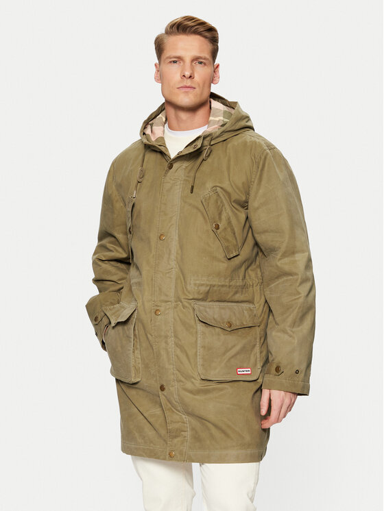 Hunter Parka Liam HARM0028242 Haki Regular Fit