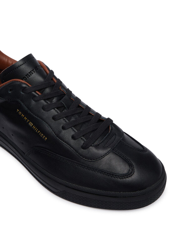Tommy Hilfiger Tommy Hilfiger Sneakers Th Lo Lux Lth Sneaker FM0FM05996 Schwarz