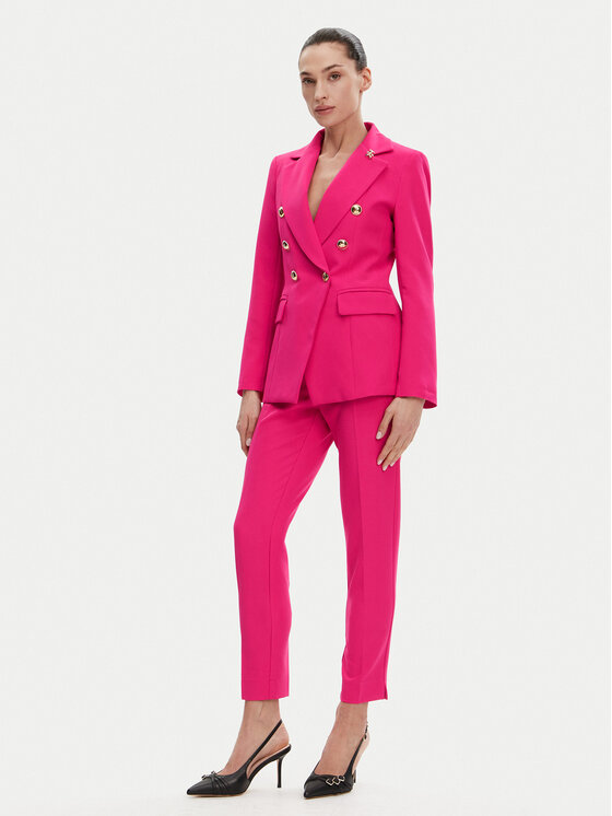 Maryley Maryley Giacca da abito 25EB139/43AL Rosa Regular Fit
