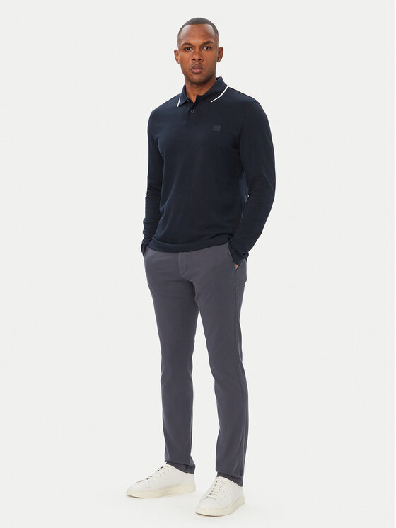 BOSS BOSS Chinos 50566715 Dunkelblau Slim Fit