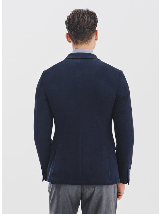 Pako Lorente Pako Lorente Marynarka P25WF-3X-009 Granatowy Slim Fit