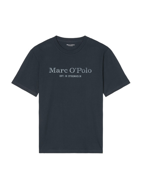 Marc O'Polo Marc O'Polo T-krekls B21201251052 Zils Regular Fit