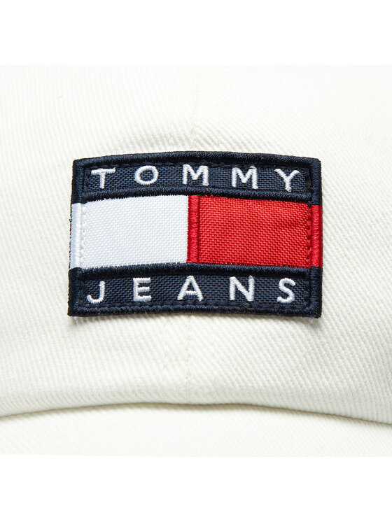 Tommy Jeans Tommy Jeans Καπέλο Jockey Heritage AW0AW14992 Λευκό