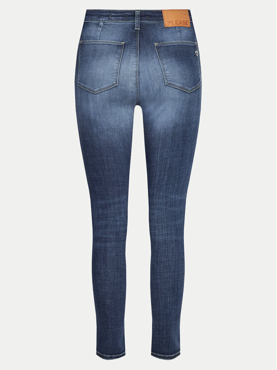 Please Please Jeans P0SAYR7W6F Dunkelblau Skinny Fit