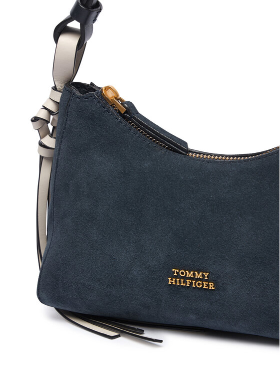 Tommy Hilfiger Tommy Hilfiger Geantă Th Statement Mini Should Bag Sue AW0AW18823 Bleumarin