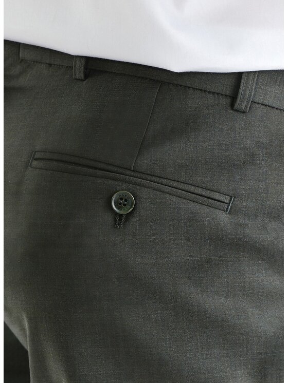 Pako Lorente Pako Lorente Spodnie garniturowe P23SF-6G-013 Zielony Slim Fit
