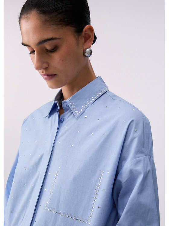 Liu Jo Liu Jo Camicia CA6168T520AP9653 Azzurro chiaro Regular Fit