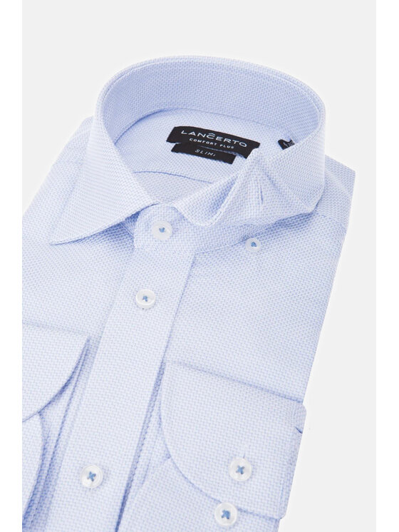 Lancerto Lancerto Koszula Blossom 2 KO073120000020 Niebieski Slim Fit